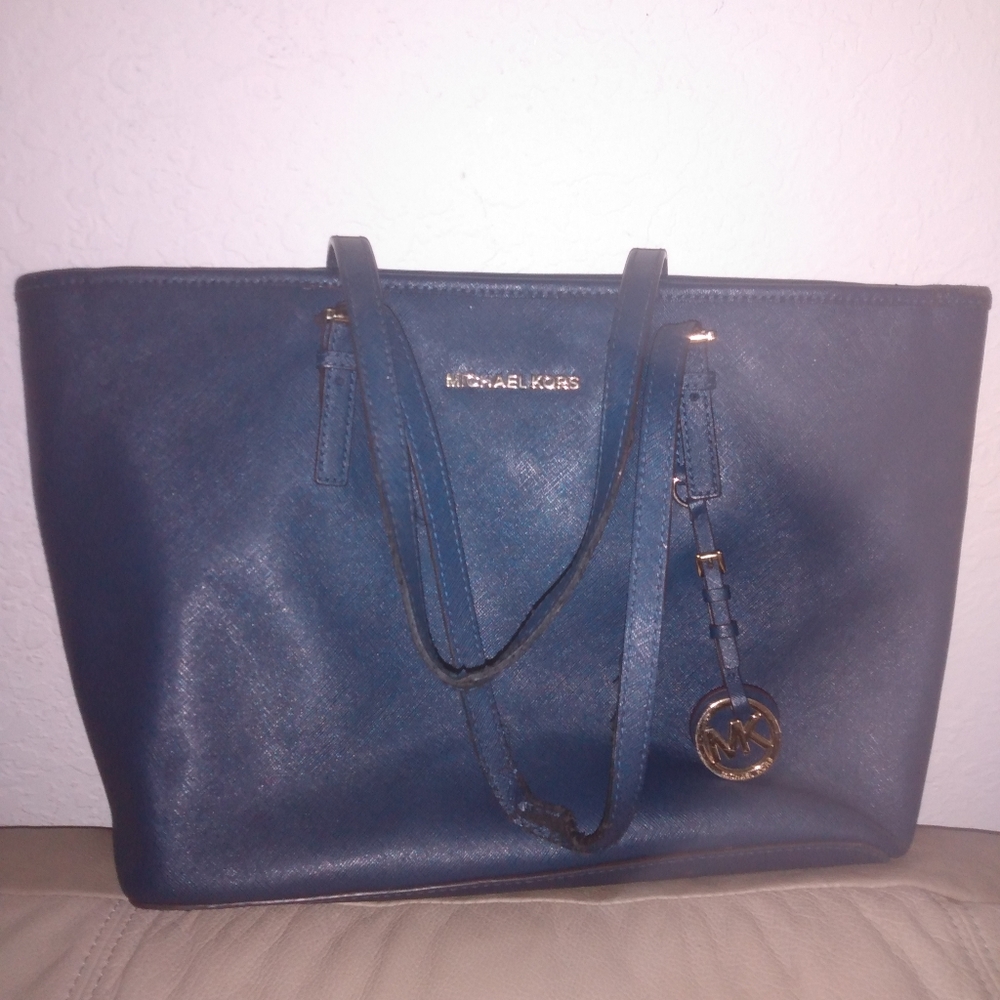 Navy Blue Michael Kors purse